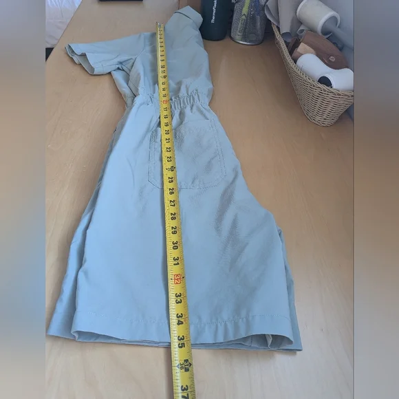 COLUMBIA Women Romper Light Green With Pockets Size Small recycled materials - Picture 11 of 13